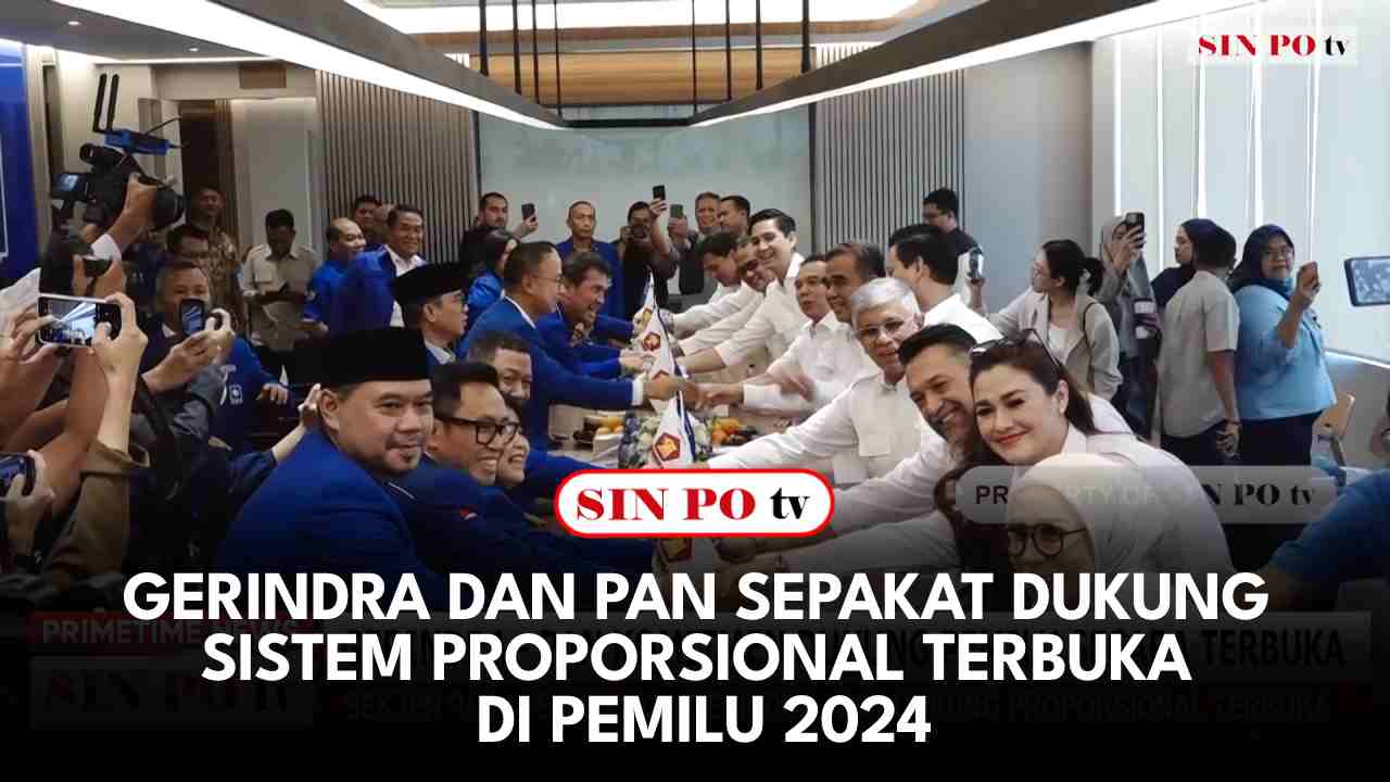 Gerindra Dan PAN Sepakat Dukung Sistem Proporsional Terbuka Di Pemilu 2024