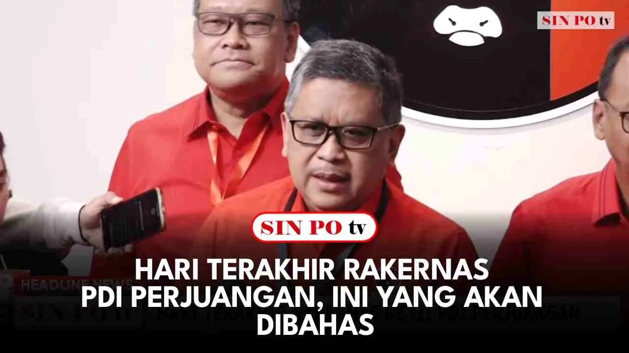 Hari Terakhir Rakernas PDI Perjuangan, Ini Yang Akan Dibahas