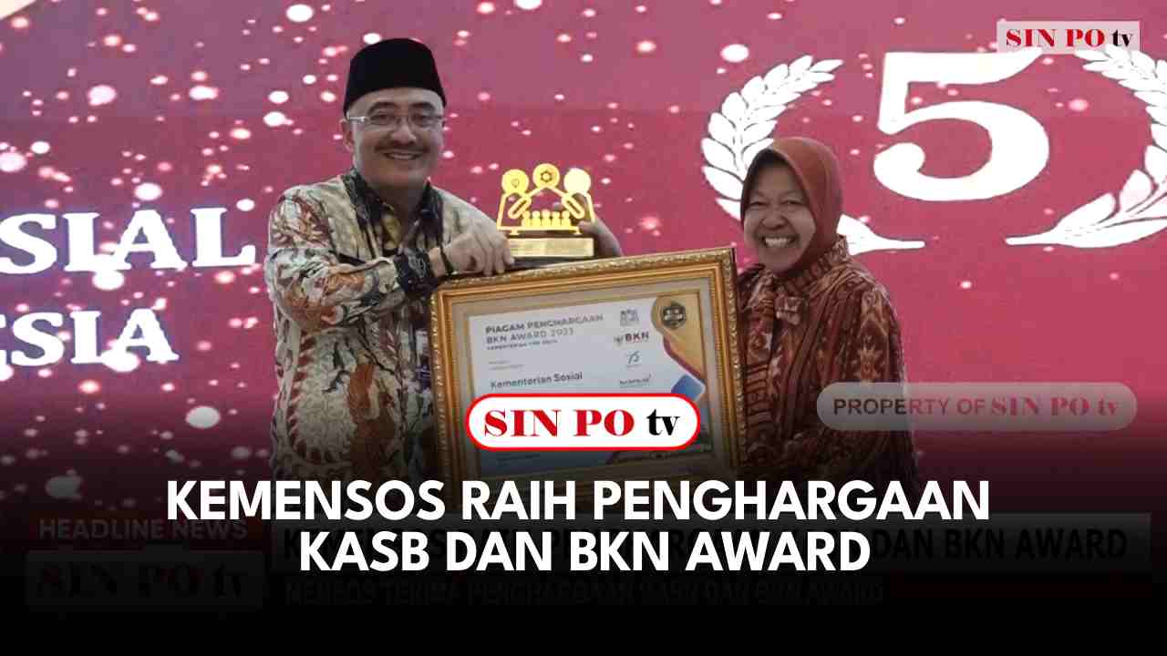 Kemensos Raih Penghargaan KASN Dan BKN Award