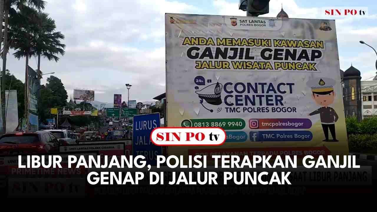 Libur Panjang, Polisi Terapkan Ganjil Genap Di Jalur Puncak