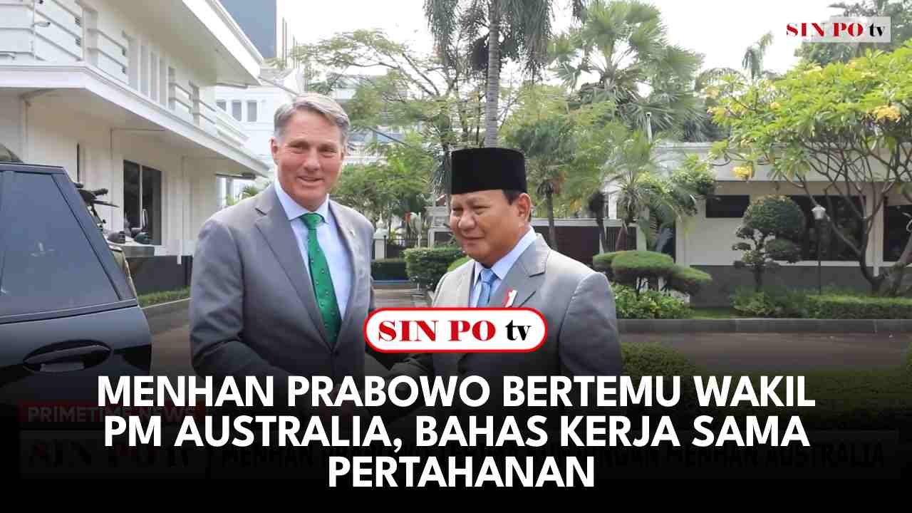 Menteri Pertahanan Prabowo Subianto dan Wakil Perdana Menteri sekaligus Menteri Pertahanan Australia Richard Marles