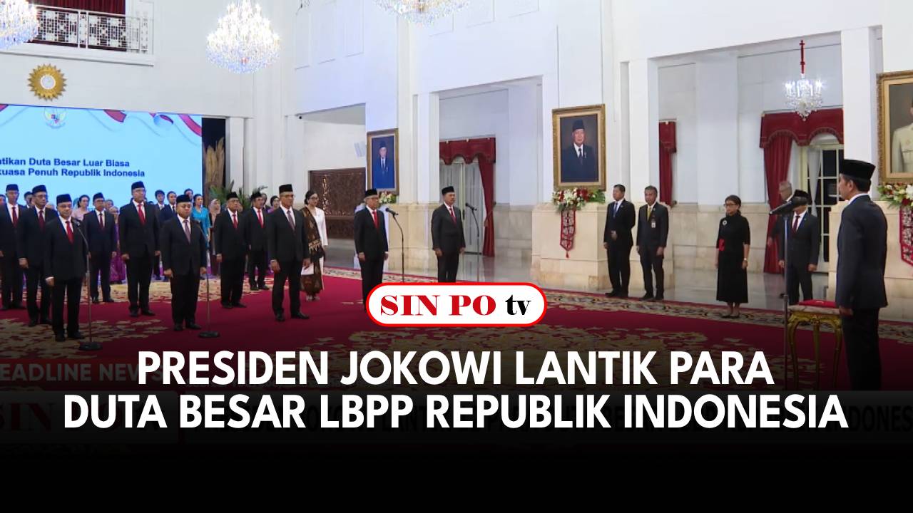 Presiden Jokowi Lantik Para Duta Besar LBPP Republik Indonesia