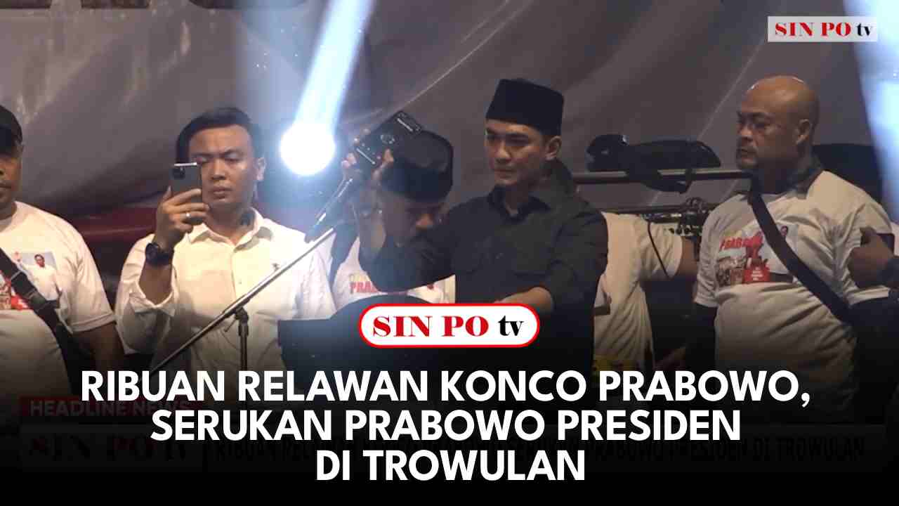 Ribuan Relawan Konco Prabowo, Serukan Prabowo Presiden Di Trowulan