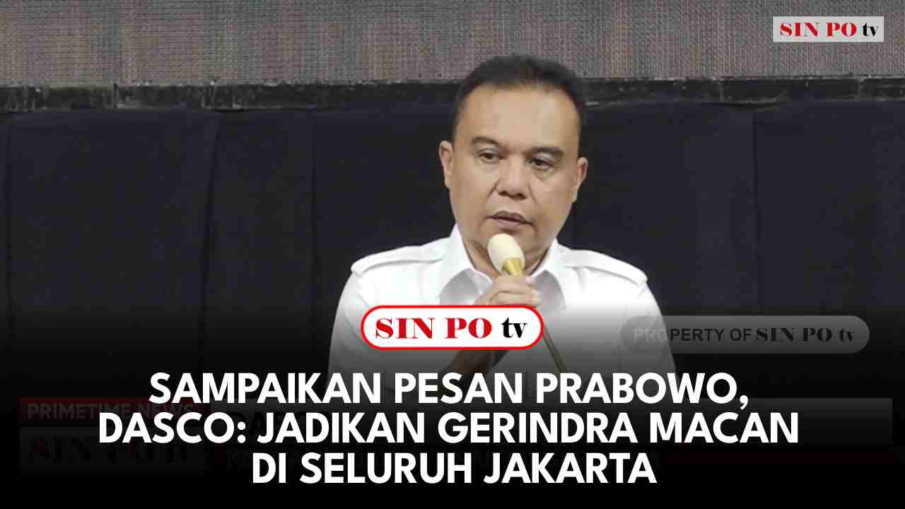 Ketua Harian DPP Partai Gerindra Dasco