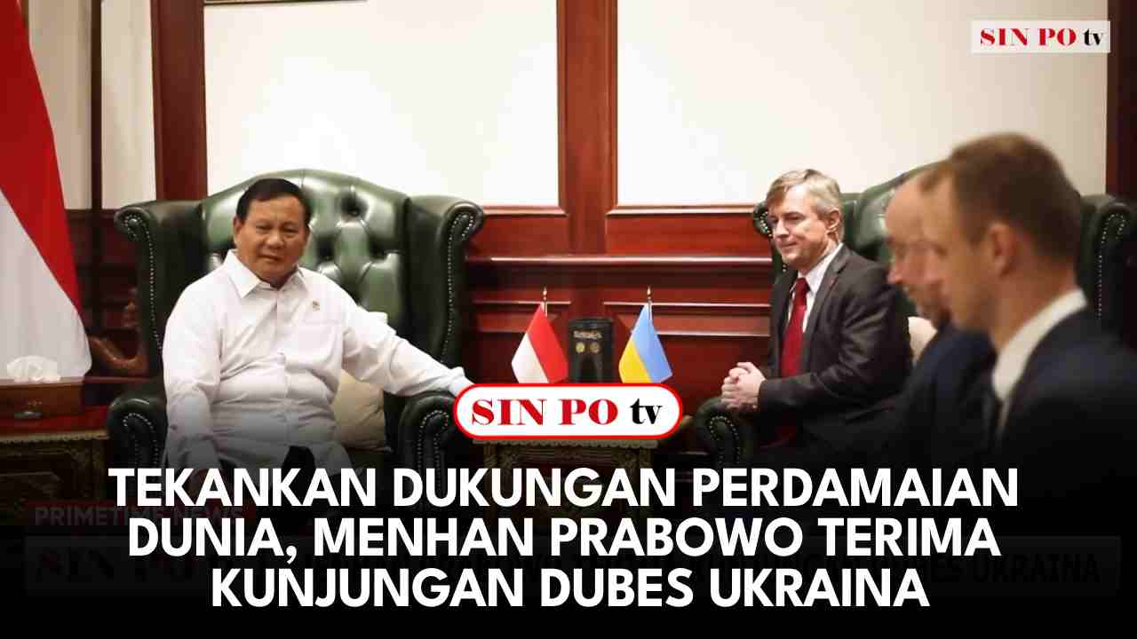Menteri Pertahanan Prabowo Subianto menerima kunjungan Duta Besar Ukraina Untuk Indonesia Vasyl Hamianin