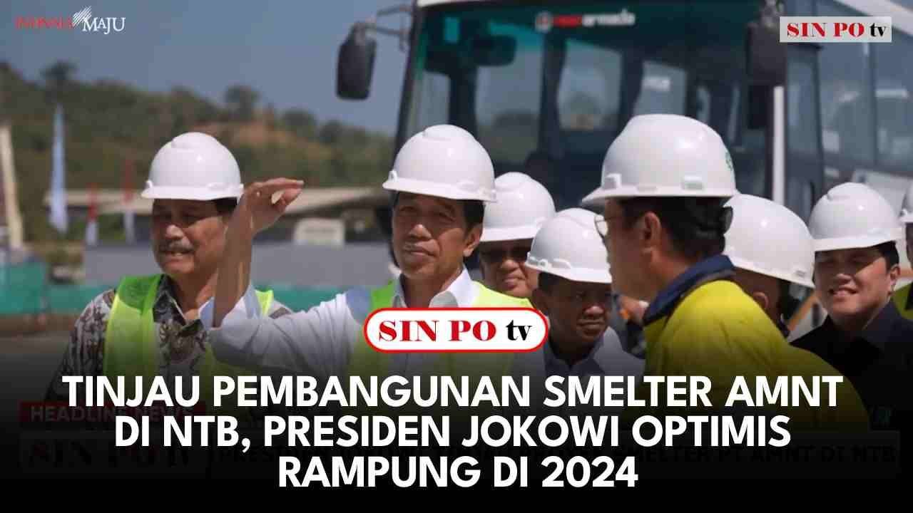 Tinjau Pembangunan Smelter AMNT di NTB, Presiden Jokowi Optimis Rampung di 2024