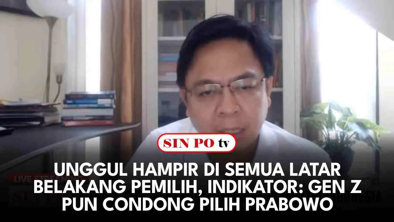 Unggul Hampir di Semua Latar Belakang Pemilih, Indikator: Gen Z Pun Condong Pilih Prabowo