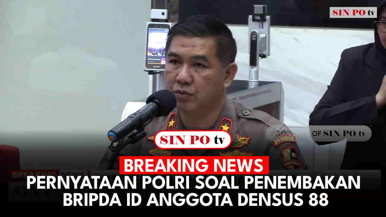 Pernyataan Polri Soal Penembakan Bripda ID Anggota Densus 88