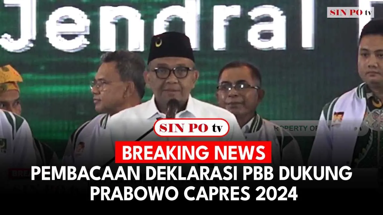 BREAKING NEWS - Pembacaan Deklarasi PBB Dukung Prabowo Capres 2024