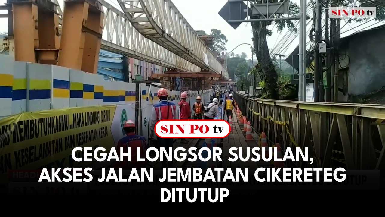 Akses Jalan Jembatan Cikereteg Ditutup