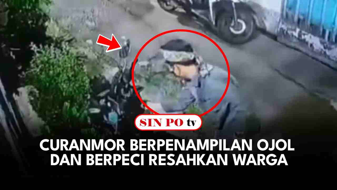 Curanmor Berpenampilan Ojol Dan Berpeci Resahkan Warga