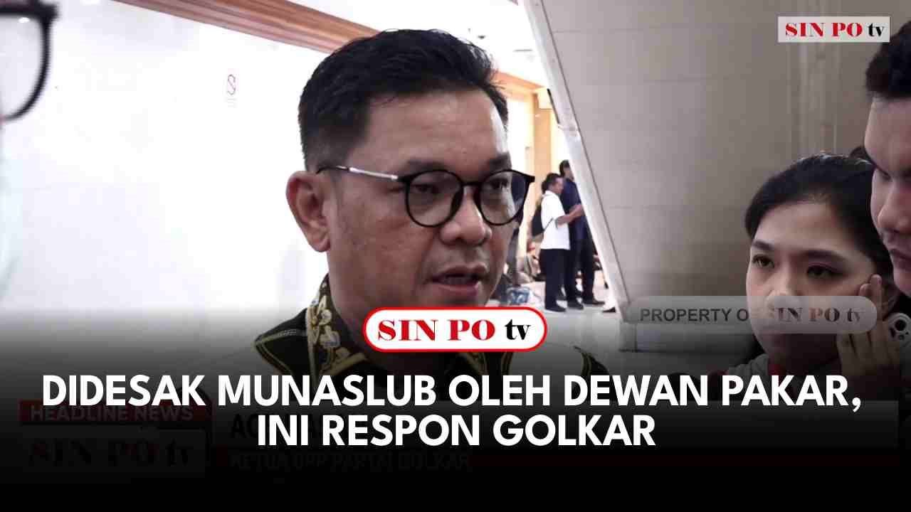 Didesak Munaslub Oleh Dewan Pakar, Ini Respon Golkar