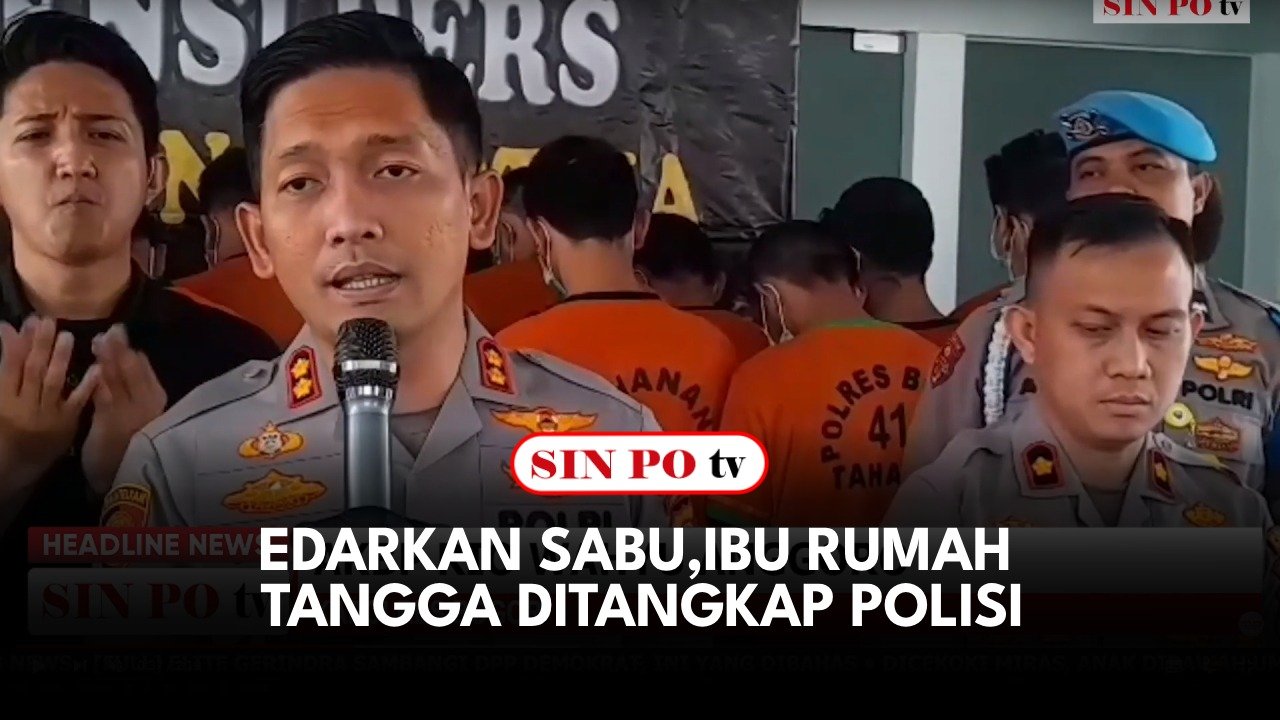 Edarkan Sabu, Ibu Rumah Tangga Ditangkap Polisi