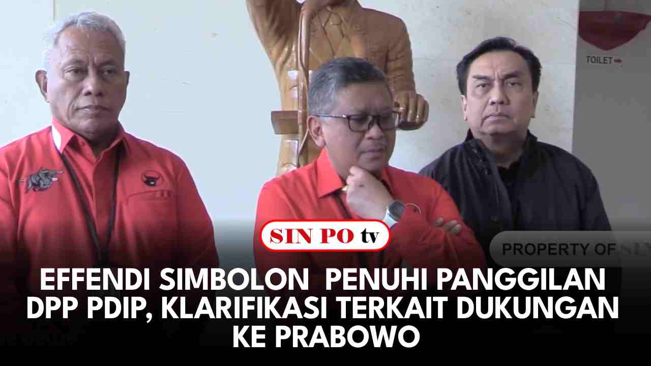 Keder PDI Perjuangan Effendi Simbolon memenuhi panggilan DPP PDIP