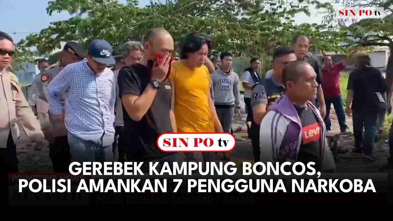 Gerebek Kampung Boncos, Polisi Amankan 7 Pengguna Narkoba