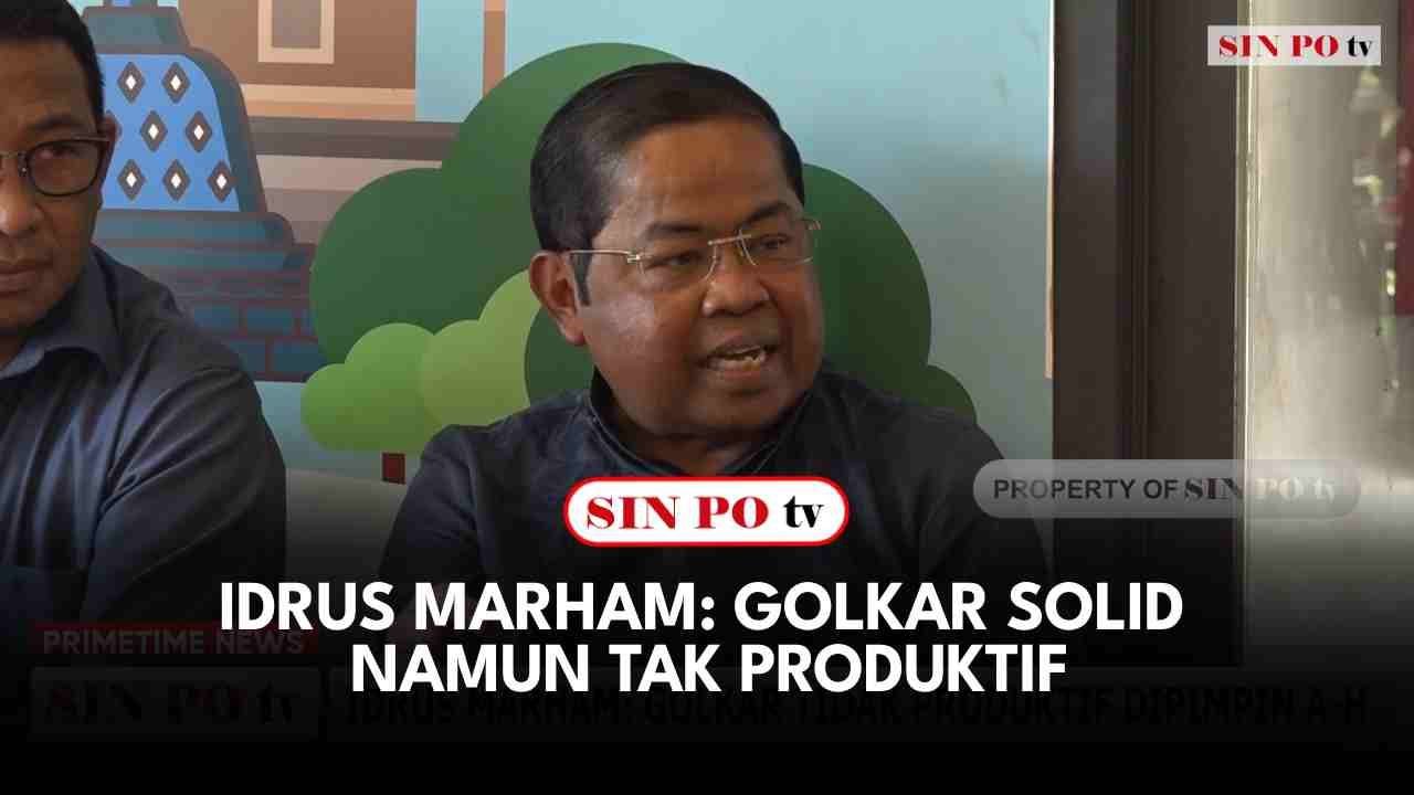 Idrus Marham: Golkar Solid Namun Tak Produktif