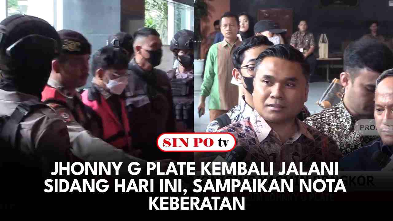 Eks Menteri Kominfo Johnny G Plate sampaikan eksepsi