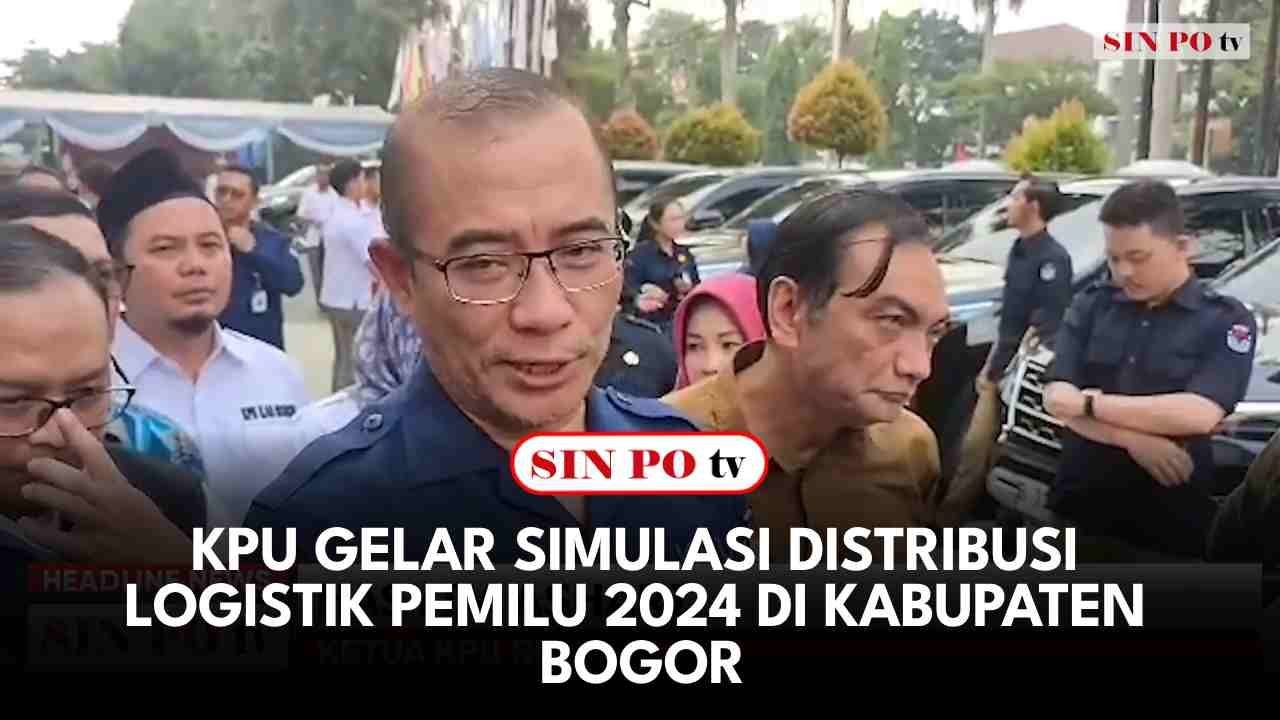 KPU Gelar Simulasi Distribusi Logistik Pemilu 2024 Di Kabupaten Bogor