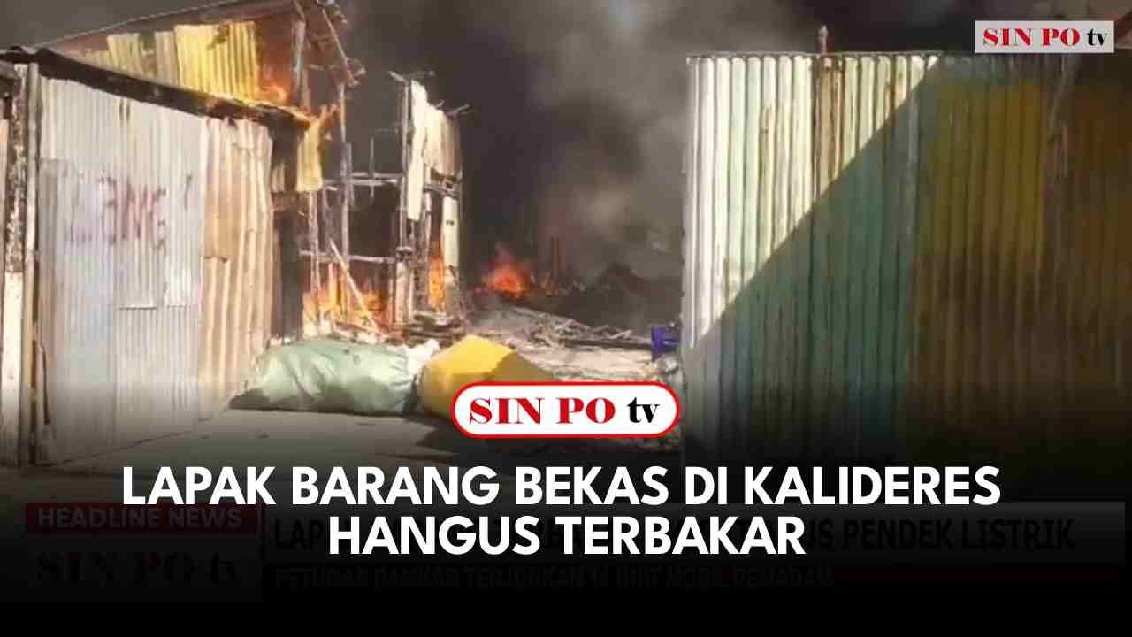 Lapak Barang Bekas di Kalideres Hangus Terbakar