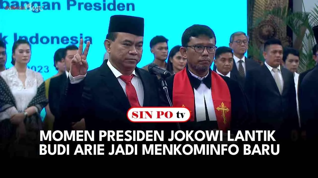 Momen Presiden Jokowi Lantik Budi Arie Jadi Menkominfo Baru