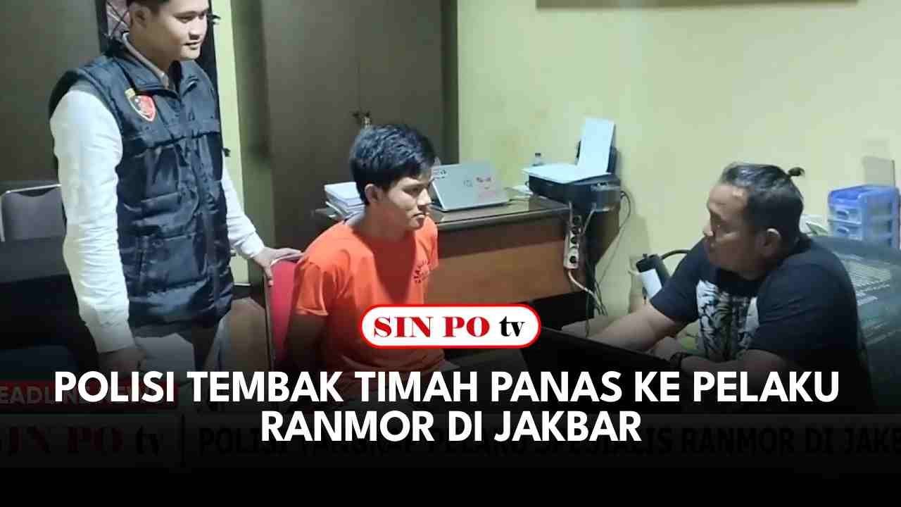 Polisi Tembak Timah Panas ke Pelaku Ranmor di Jakbar