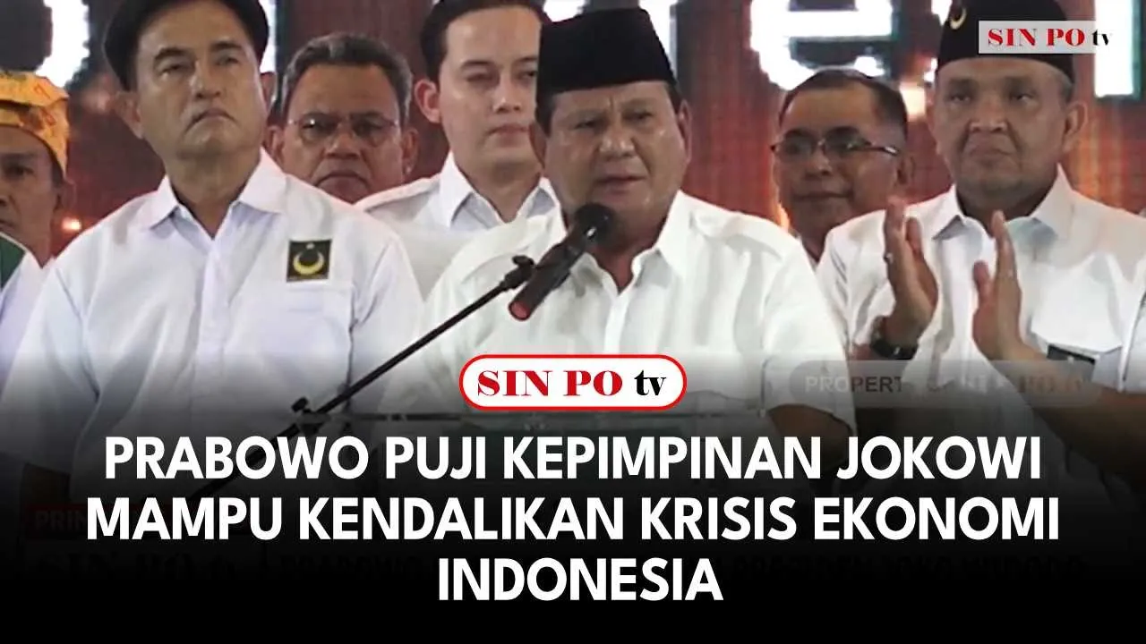 Prabowo Puji Kepimpinan Jokowi Mampu Kendalikan Krisis Ekonomi Indonesia