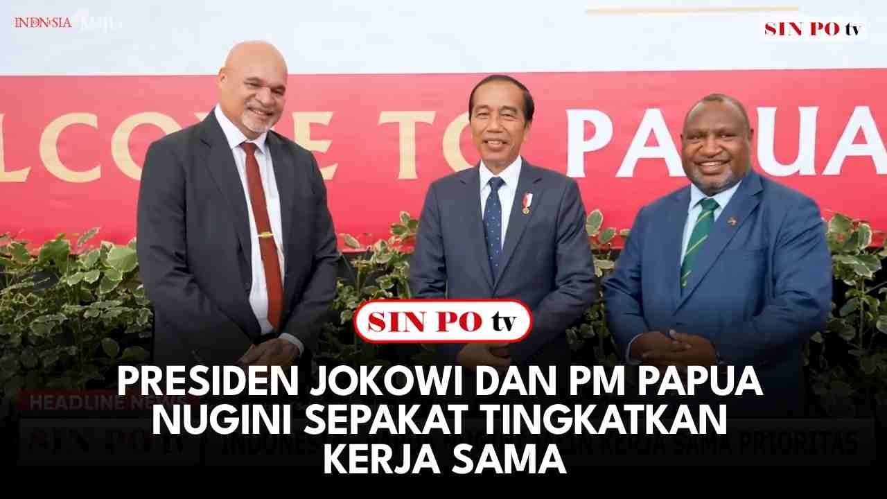 Presiden Jokowi dan PM Papua Nugini Sepakat Tingkatkan Kerja Sama