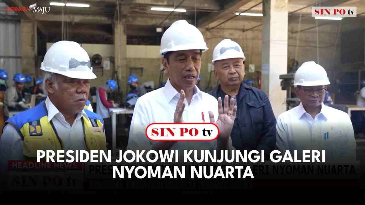 Presiden Jokowi Kunjungi Galeri Nyoman Nuarta