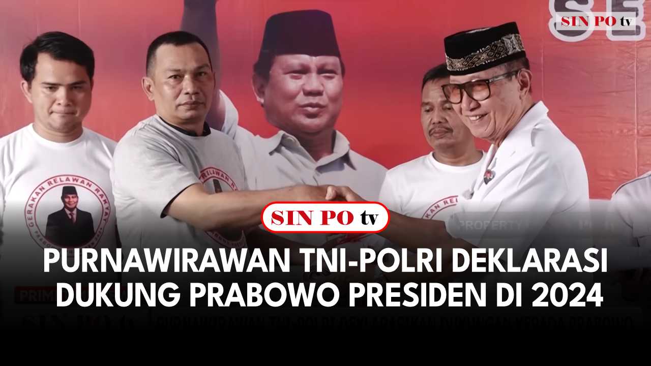 Purnawirawan TNI-Polri Deklarasi Dukung Prabowo Presiden di 2024