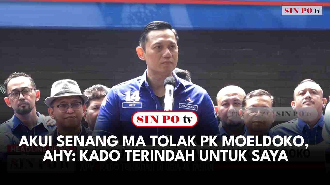 Akui Senang MA tolak PK Moeldoko, AHY: Kado Terindah Untuk Saya