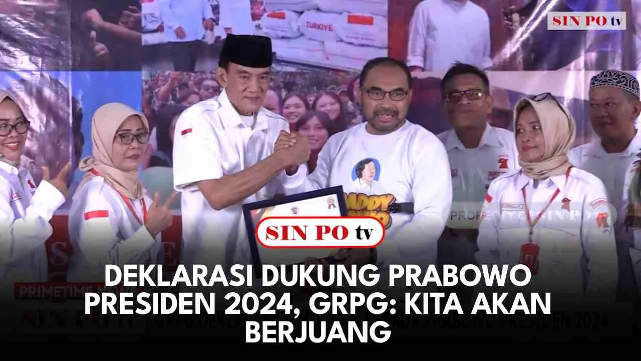 Deklarasi Dukung Prabowo Presiden 2024, GRPG: Kita Akan Berjuang