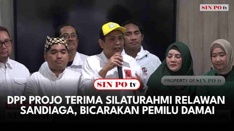 DPP Projo Terima Silaturahmi Relawan Sandiaga, Bicarakan Pemilu Damai