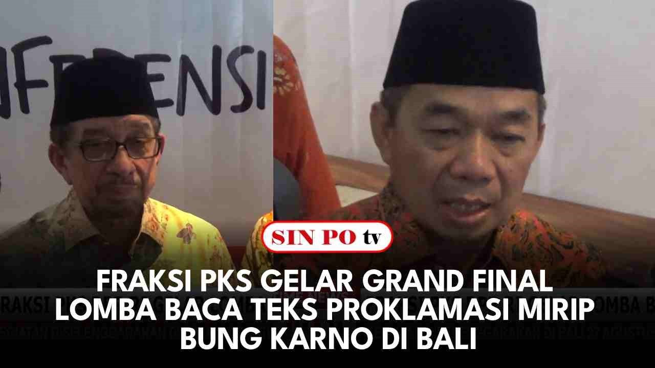 Fraksi PKS Gelar Grand Final Lomba Baca Teks Proklamasi Mirip Bung Karno Di Bali