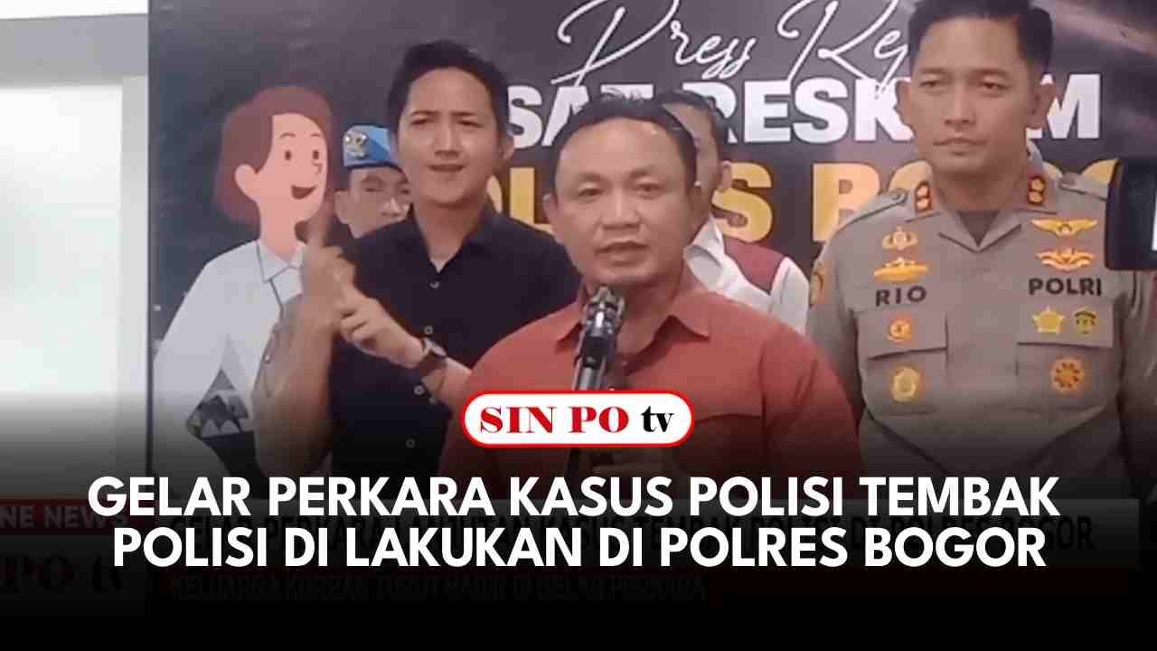 Gelar Perkara Kasus Polisi Tembak Polisi Di Lakukan Di Polres Bogor