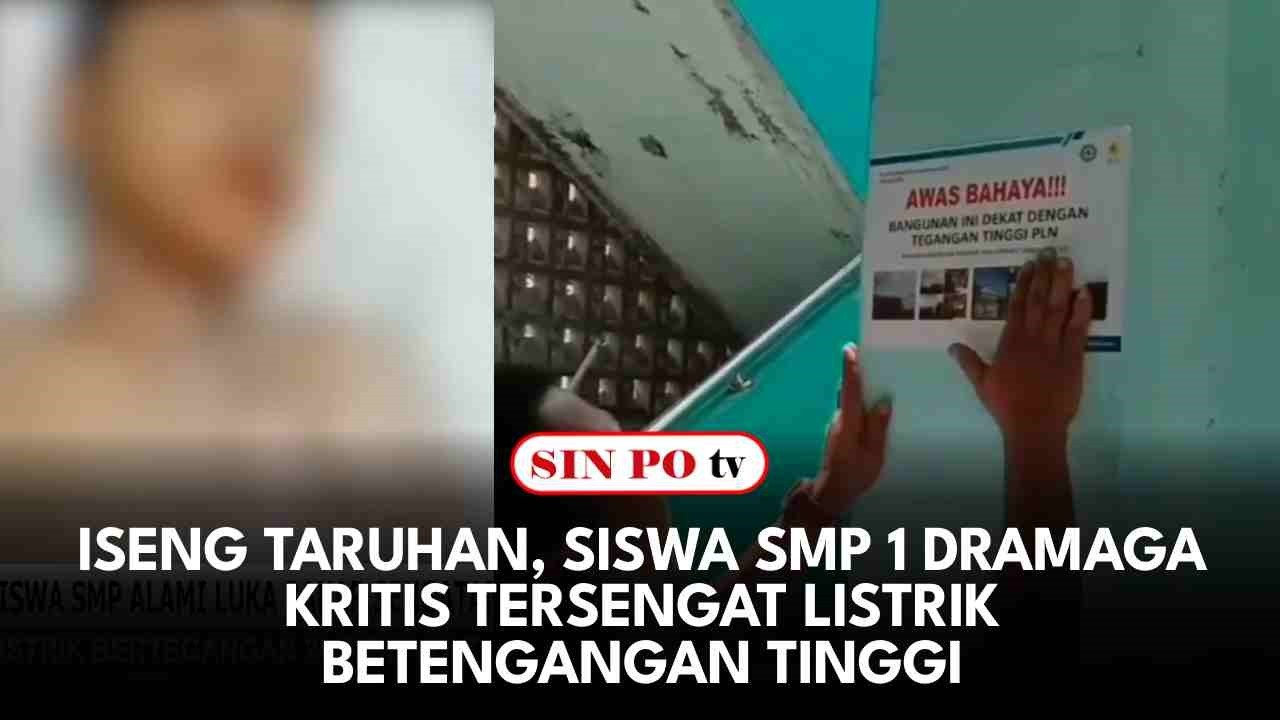 Iseng Taruhan, Siswa SMP 1 Dramaga Kritis Tersengat Listrik Bertengangan Tinggi