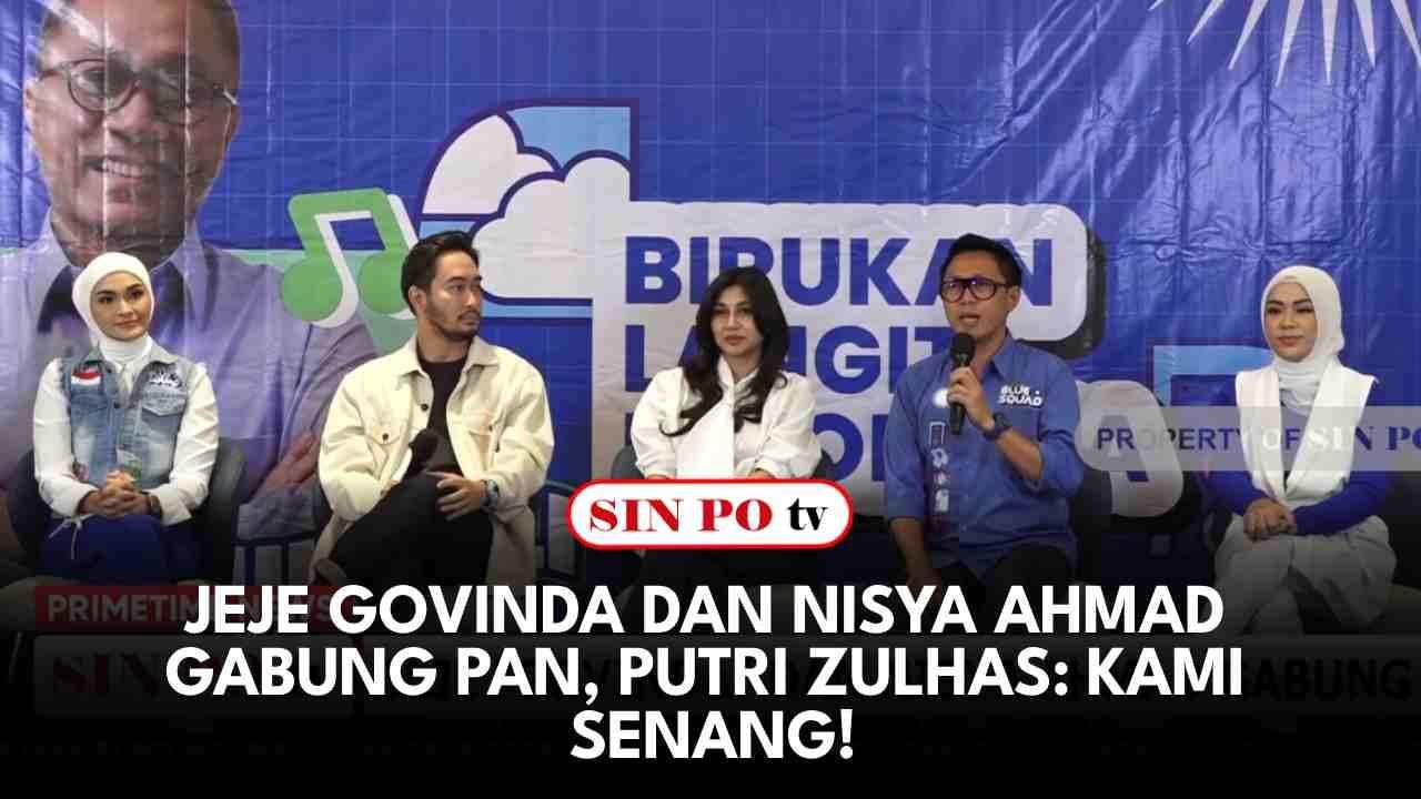 Jeje Govinda dan Nisya Ahmad Gabung PAN, Putri Zulhas: Kami Senang!