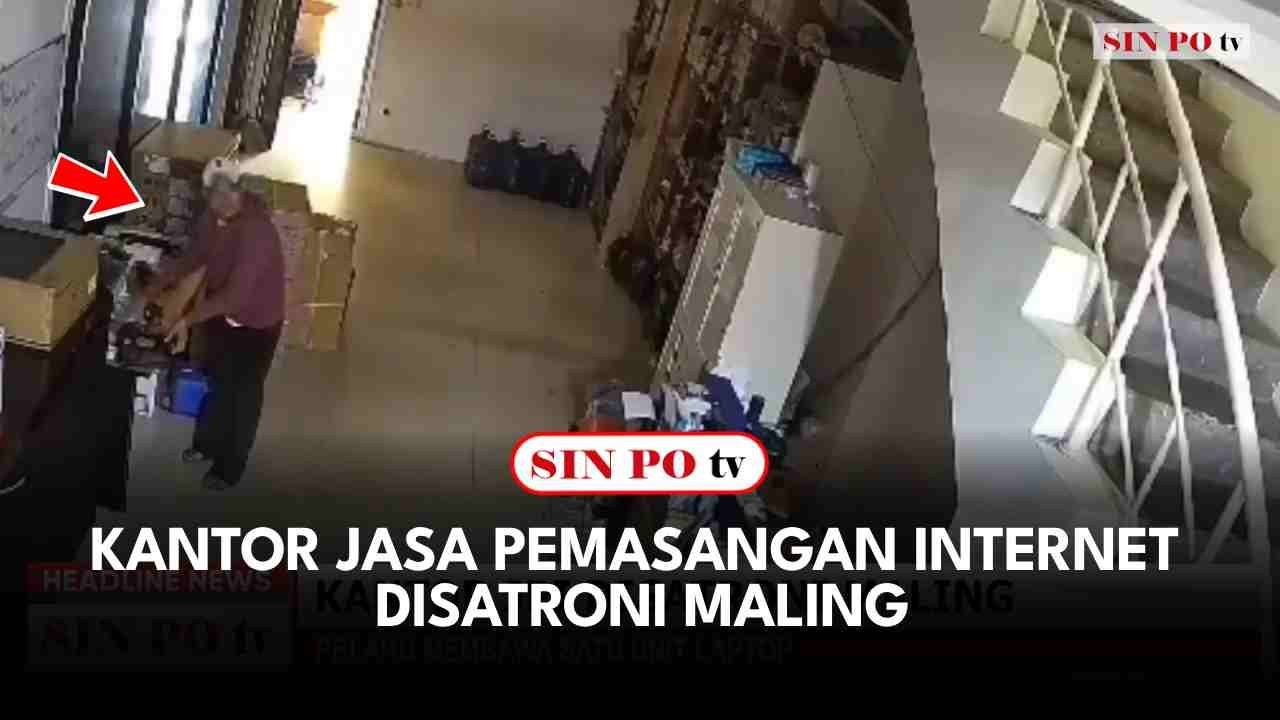 Kantor Jasa Pemasangan Internet Disatroni Maling