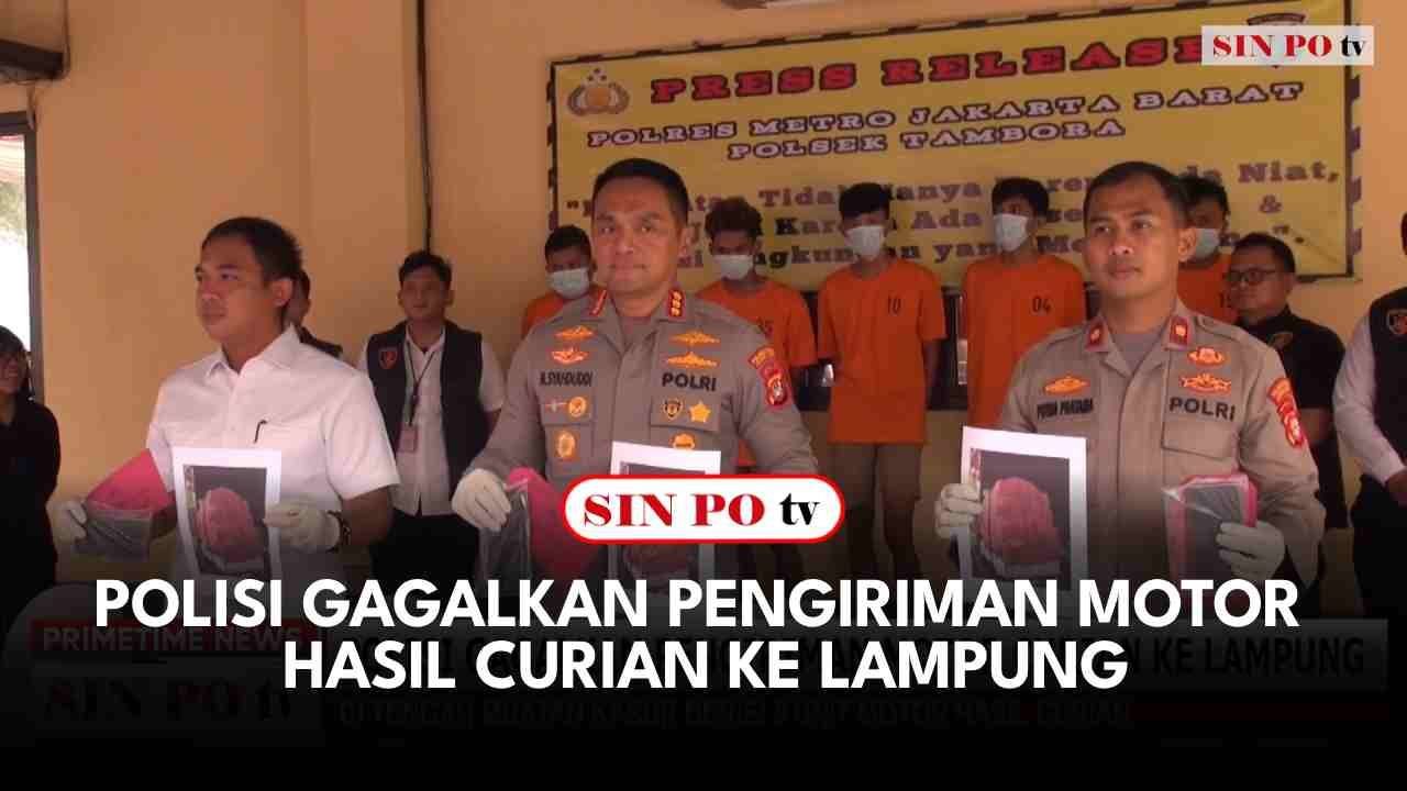 Polisi Gagalkan Pengiriman Motor Hasil Curian Ke Lampung