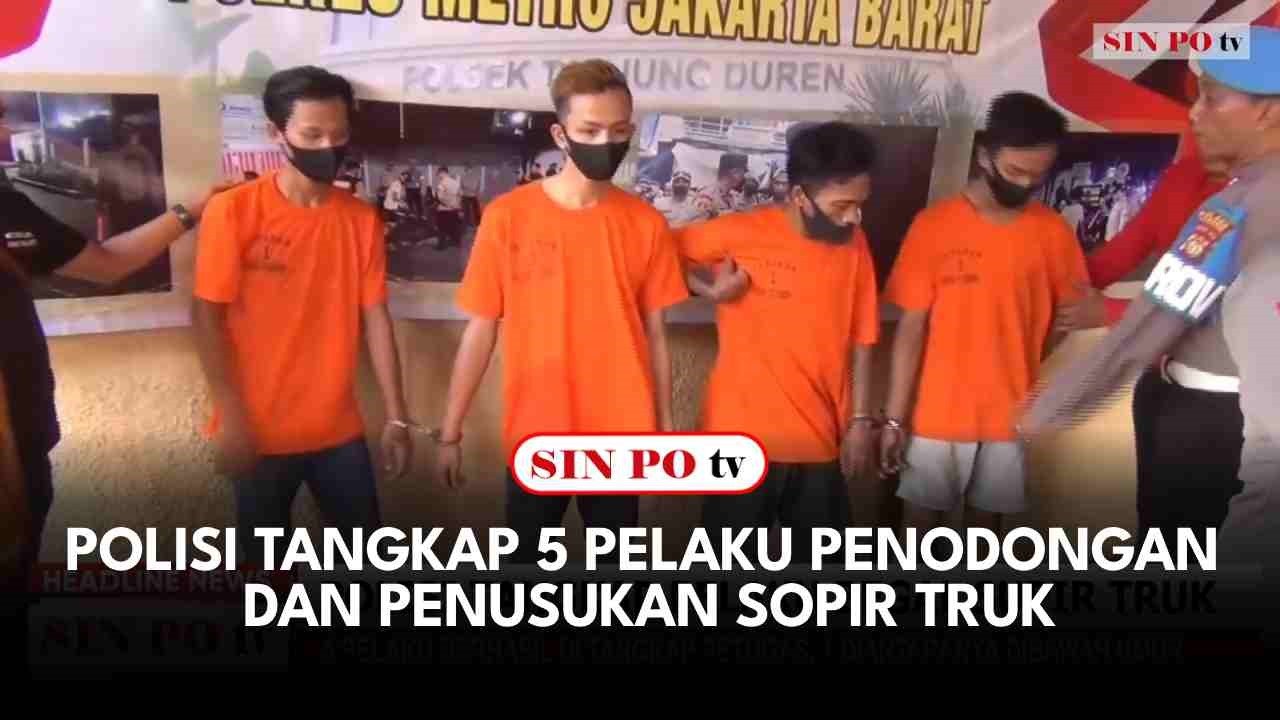 Polisi Tangkap 5 Pelaku Penodongan Dan Penusukan Sopir Truk