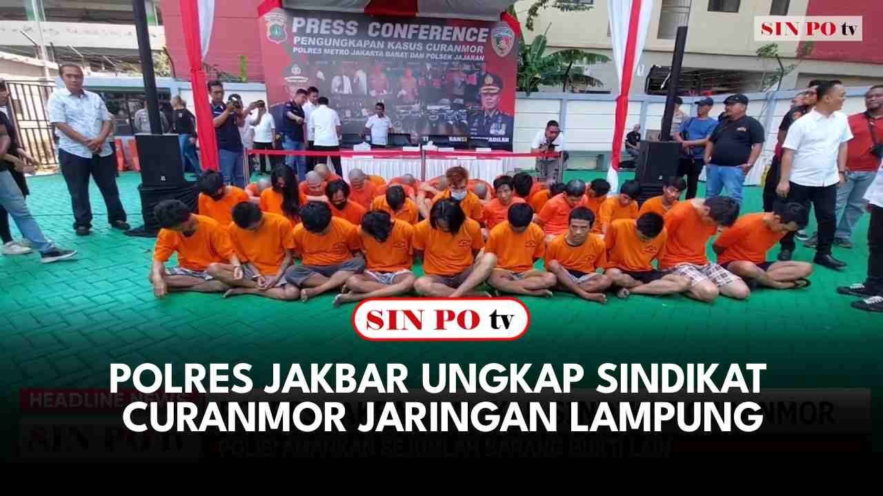 Polres Jakbar Ungkap Sindikat Curanmor Jaringan Lampung