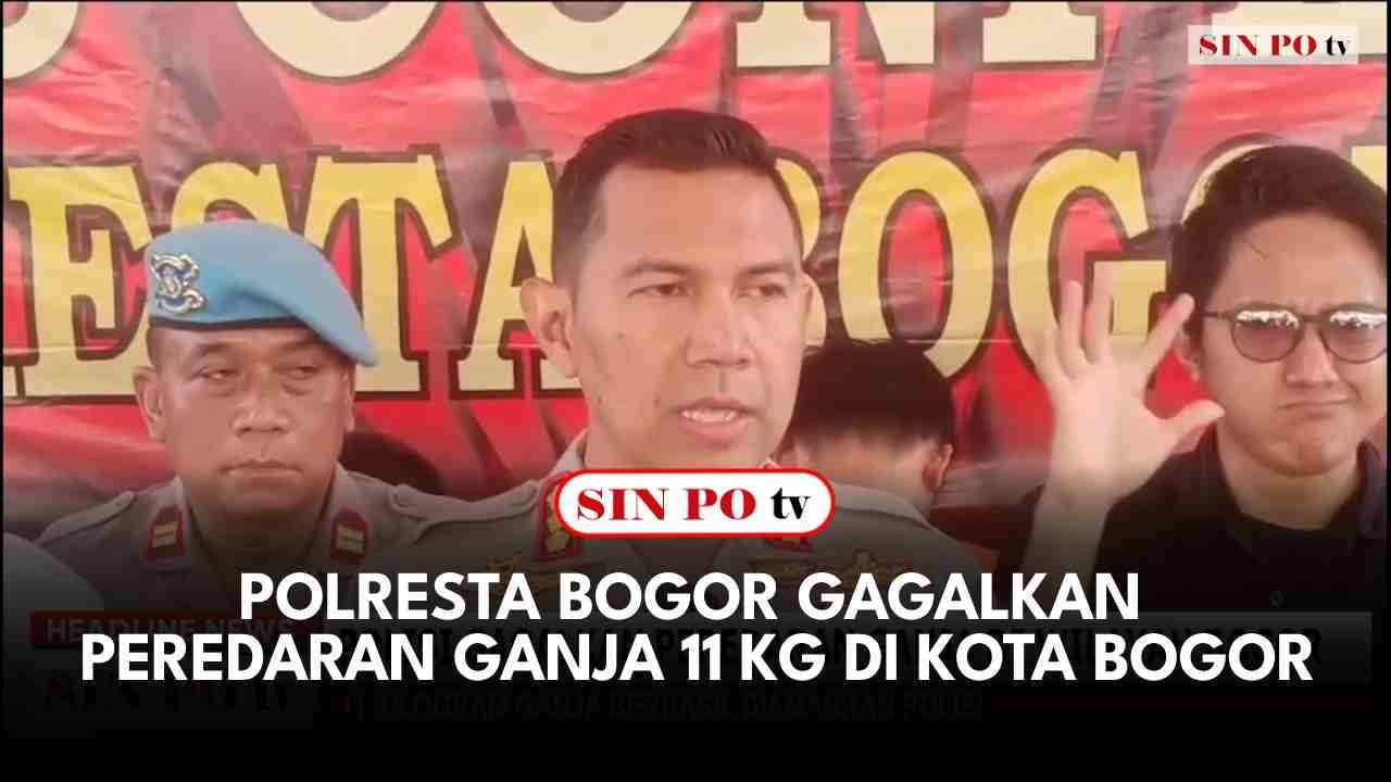 Polresta Bogor Gagalkan Peredaran Ganja 11 Kg di Kota Bogor