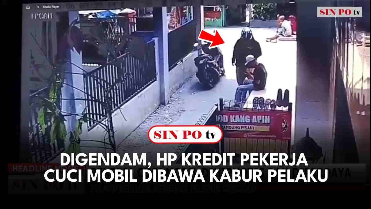 Digendam hp kredit pekerja cuci mobil dibawa kabur pelaku