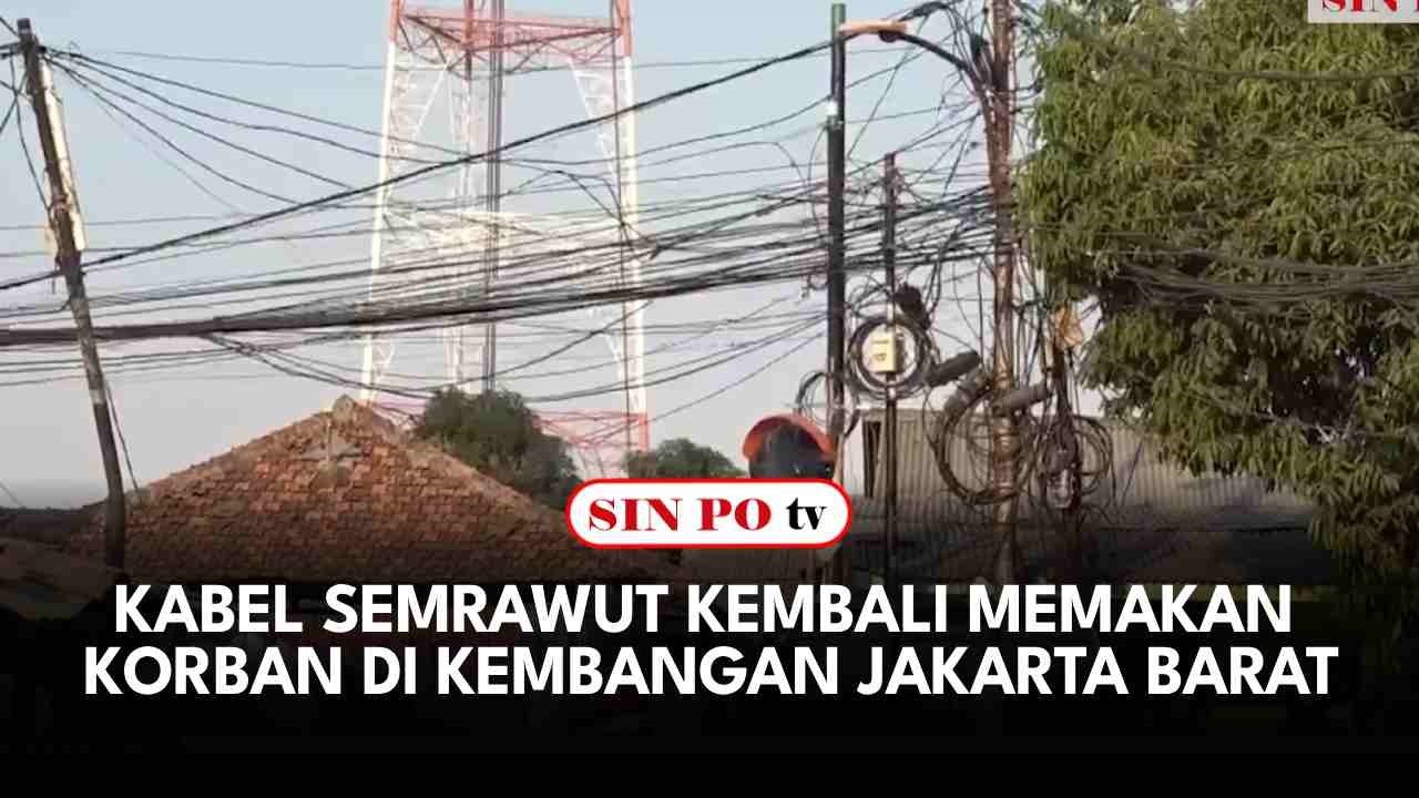 Kabel Semrawut Kembali Memakan Korban di Kembangan Jakarta Barat