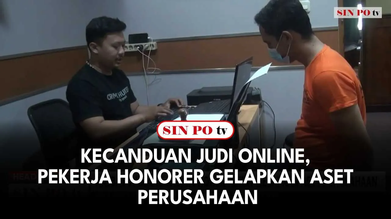 Kecanduan Judi Online, Pekerja Honorer Gelapkan Aset Perusahaan