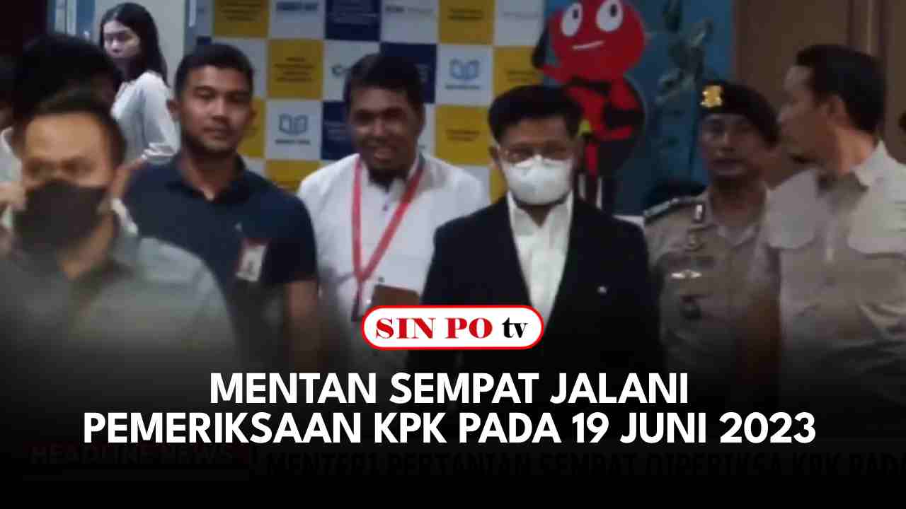 Mentan Sempat Jalani Pemeriksaan KPK Pada 19 Juni 2023