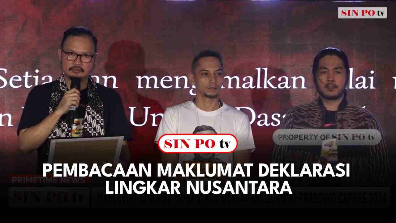 Pembacaan Maklumat Deklarasi Lingkar Nusantara