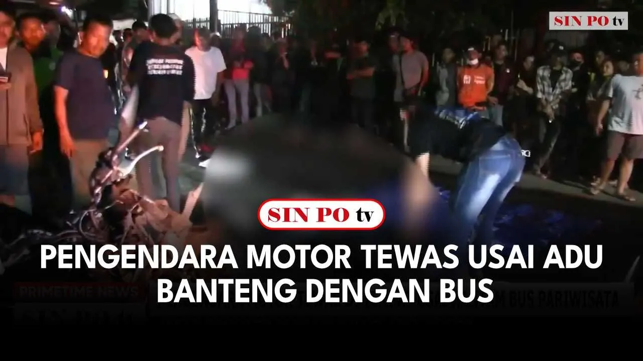 Pengendara Motor Tewas Usai Adu Banteng Dengan Bus