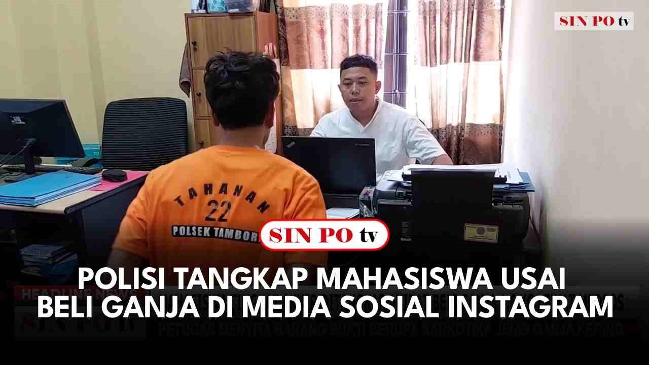 Polisi Tangkap Mahasiswa Usai Beli Ganja Di Media Sosial Instagram