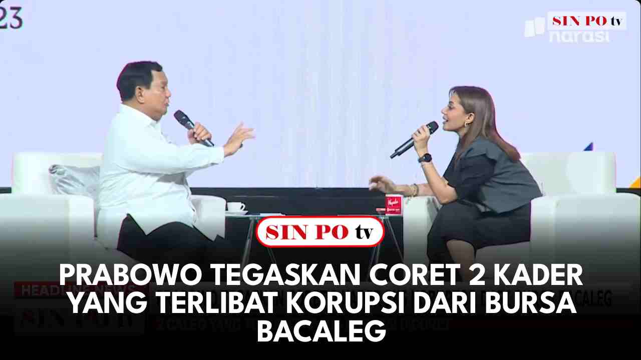 Prabowo Tegaskan Coret 2 Kader Yang Terlibat Korupsi Dari Bursa Bacaleg