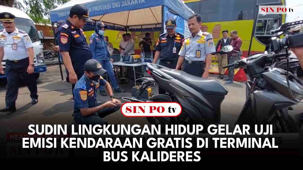 Sudin Lingkungan Hidup Gelar Uji Emisi Kendaraan Gratis Di Terminal Bus Kalideres